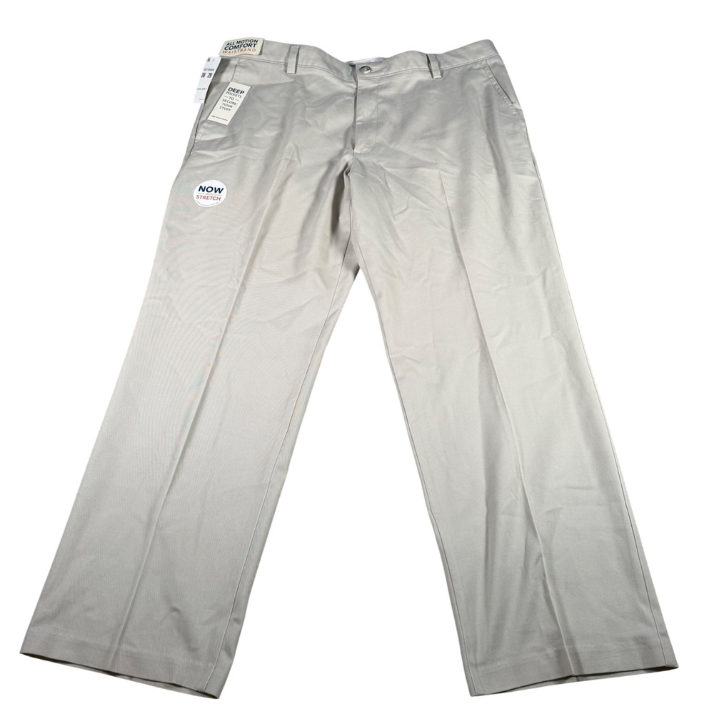 Dockers Easy Khaki Pants Mens 38x29 Beige Straight Fit Stretch Comfort NEW